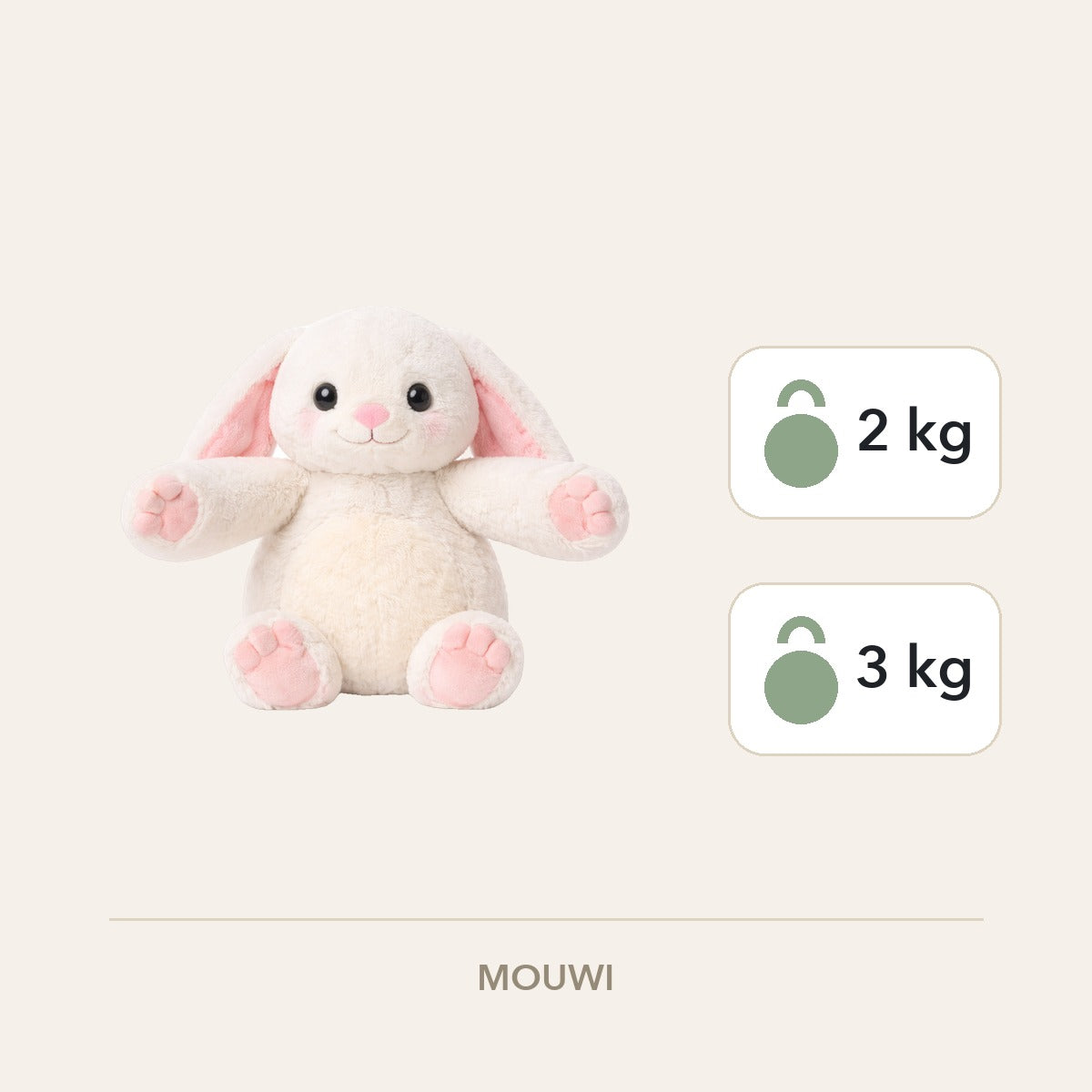 Konijn in 2 of 3 kilo