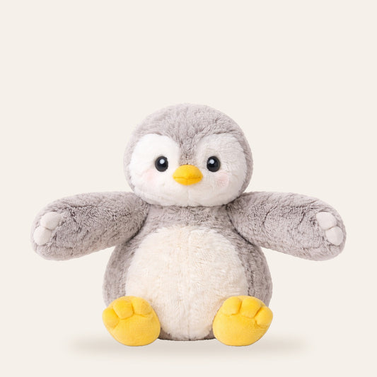 Verzwaarde knuffel pinguïn, zittend