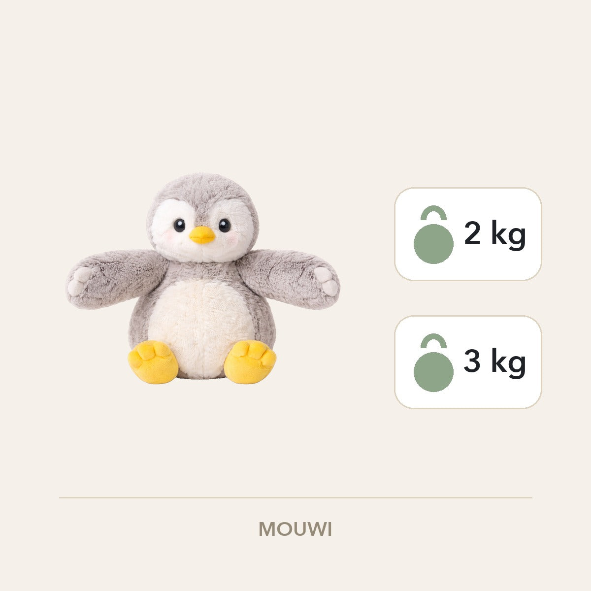 Pinguïn in 2 of 3 kilo